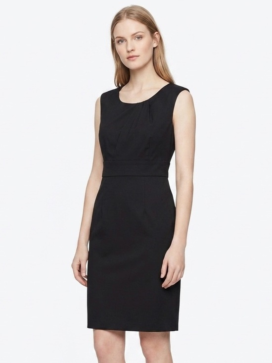 Mossimo Supply Co. Dresses & Skirts - Mossimo, Black Sleeveless Midi Sheath Dress - S